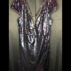 Plus Size Multi Color Dress
